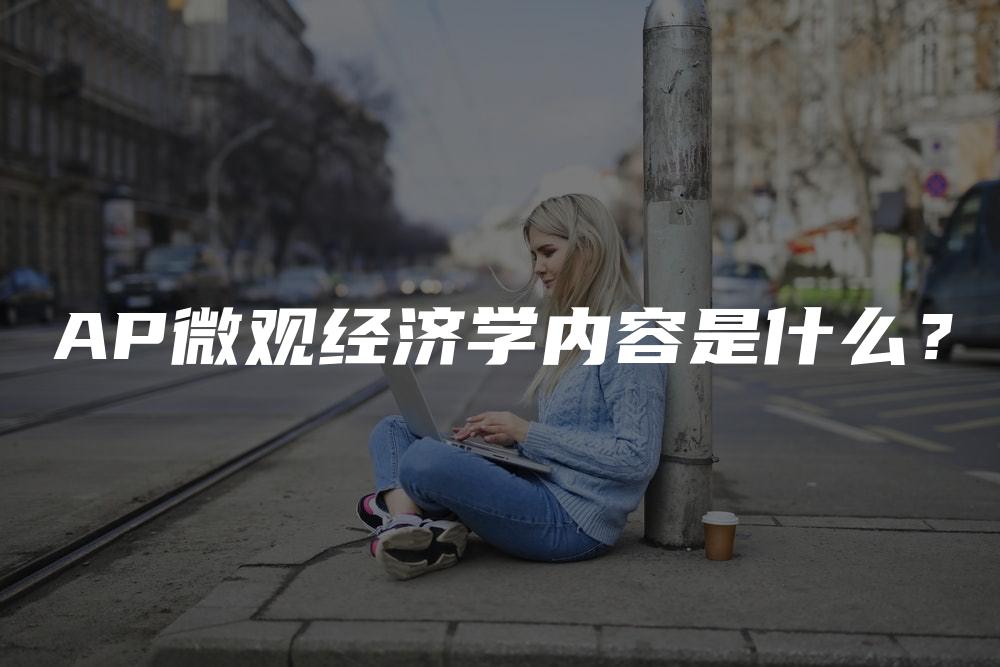 AP微观经济学内容是什么？