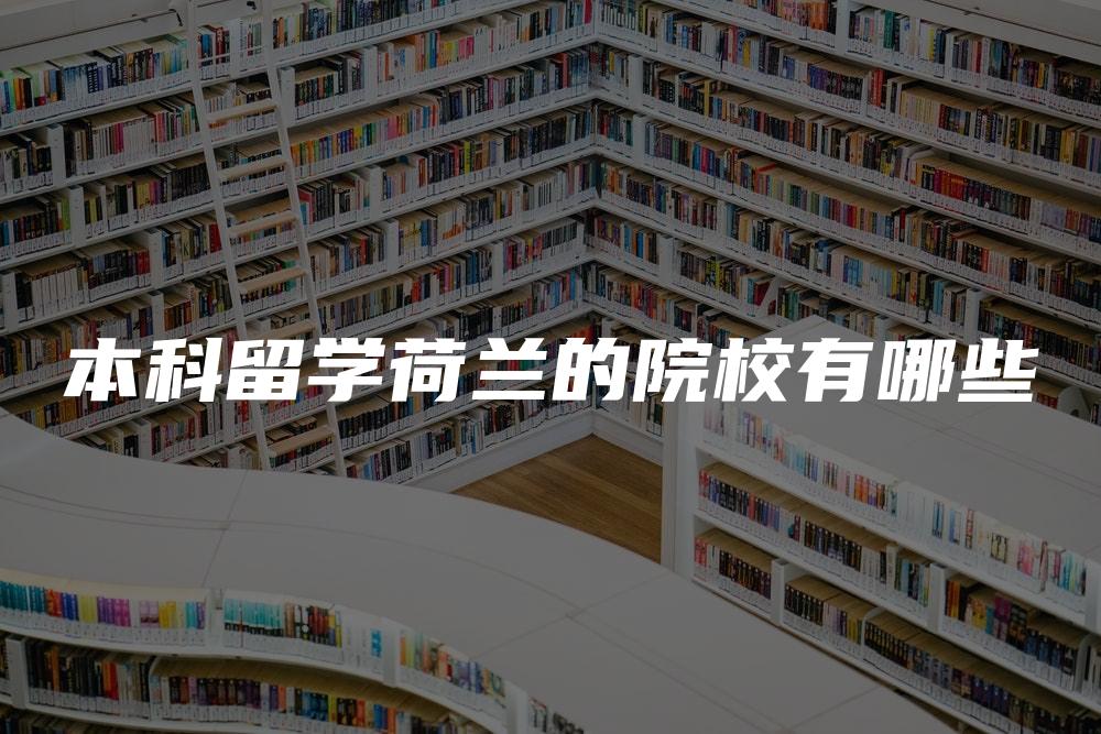 本科留学荷兰的院校有哪些