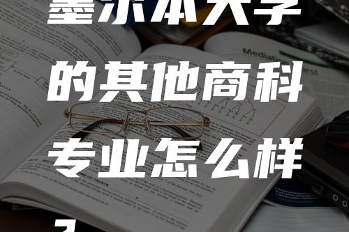 墨尔本大学的其他商科专业怎么样？