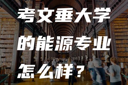 考文垂大学的能源专业怎么样？