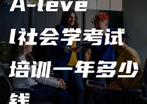 A-level社会学考试培训一年多少钱