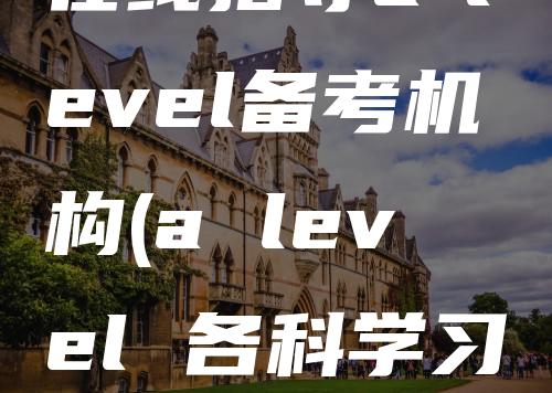 在线指导a-level备考机构(a level 各科学习技巧方法)