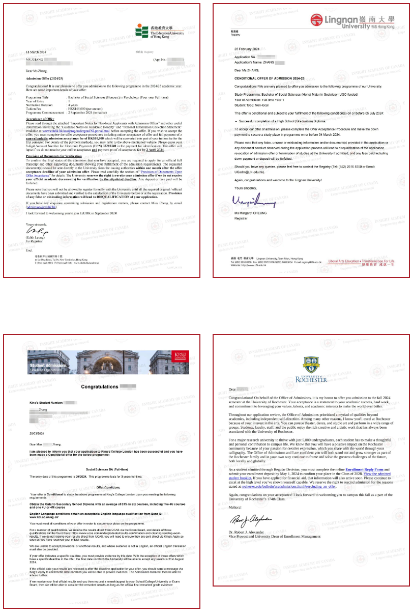 【Offer季】高二转轨英思德全日制学历课程，逆袭斩获爱丁堡大学Offer！插图1