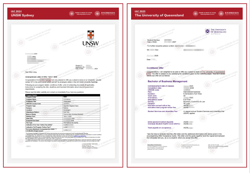新增喜报 | 英美加澳港名校offer捷报频传，英思德全日制学员25申请季大丰收！插图12