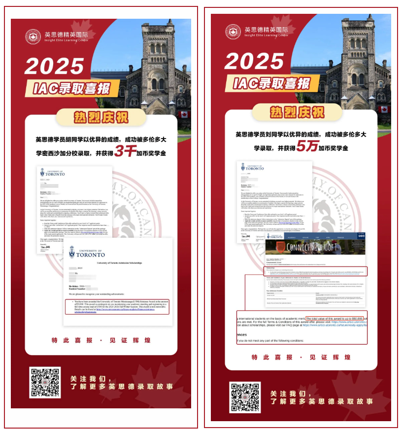最新录取 | 加拿大方向录取锦集！TOP3大满贯+折合约194万奖学金接踵而至！插图10